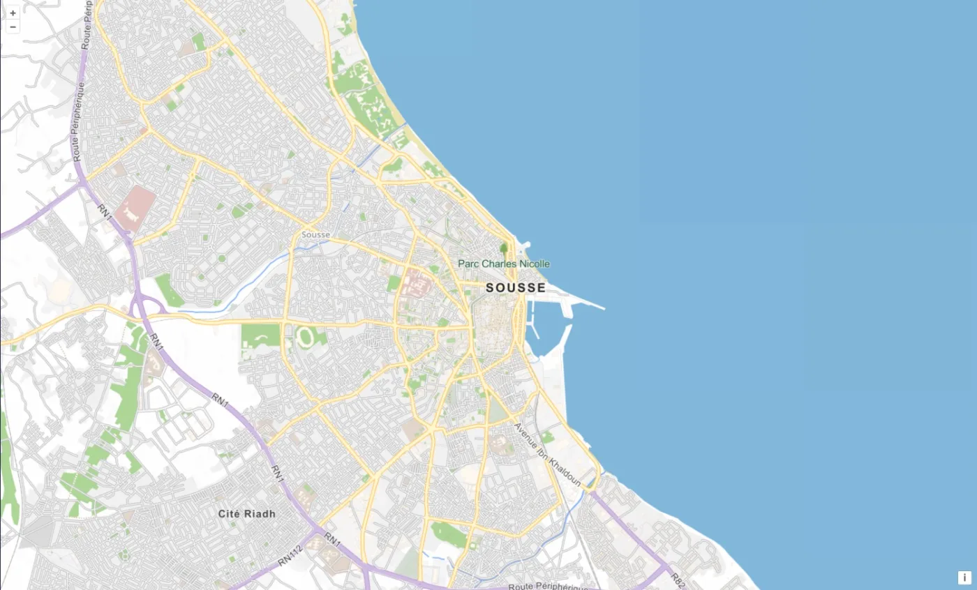 Carte de la Tunisie avec OpenLayers : quand le choisir ?
